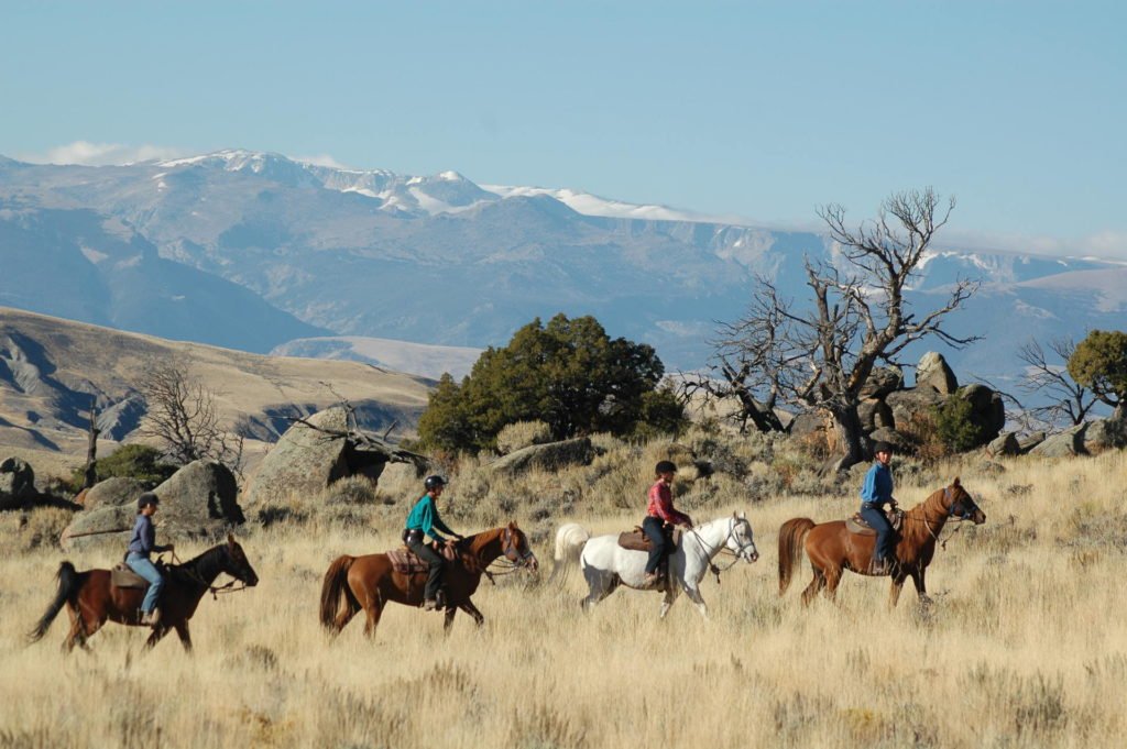 Riders at Bitterroot Ranch