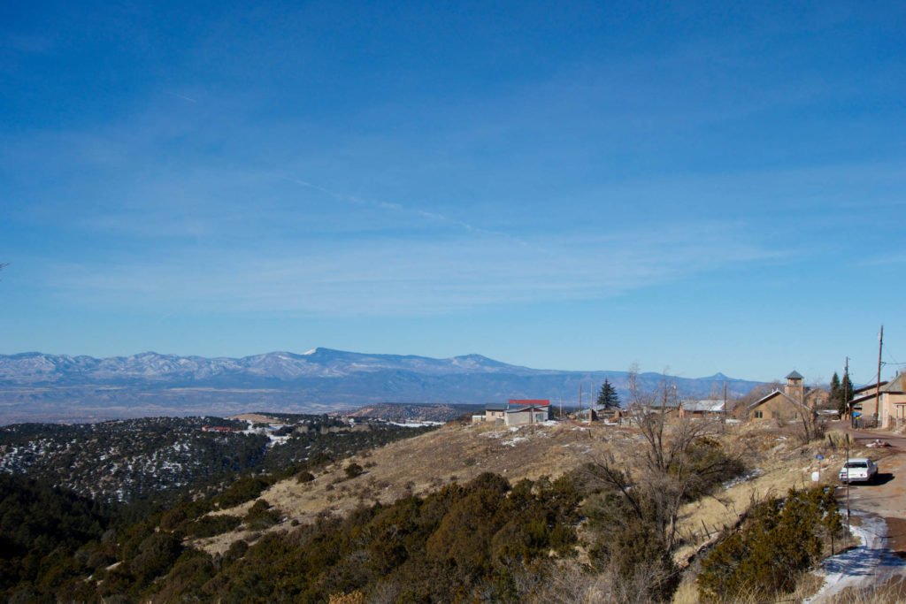 The view from Truchas on the high road to Taos