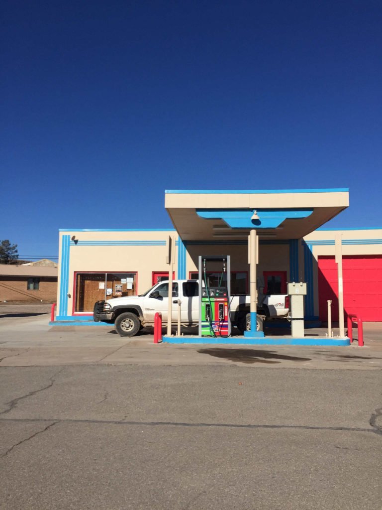 Gas station in Marfa