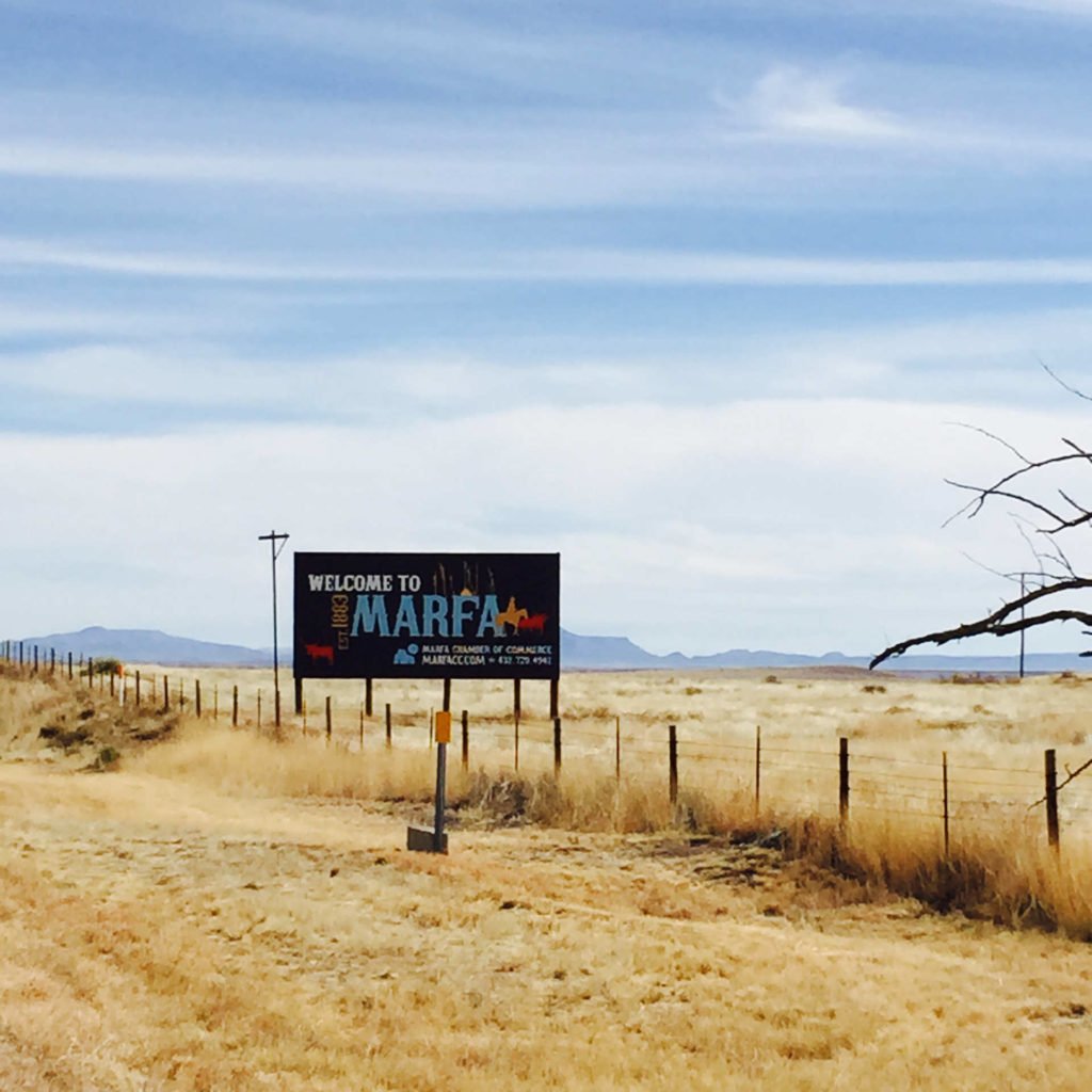 Marfa sign