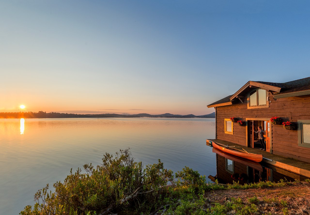 Dry Island at sunset