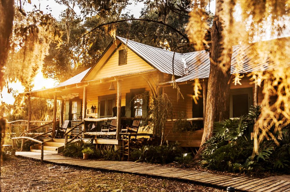 Hunting lodge at Little St Simons Island