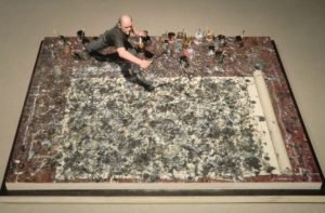 Jackson Pollock Working