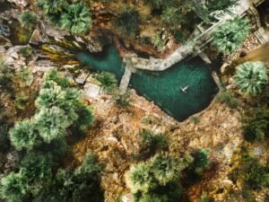 Castle Hot Springs Overhead