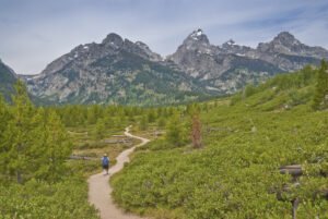 Hiking in the Tetons, Grand Teton National Park, Wyoming